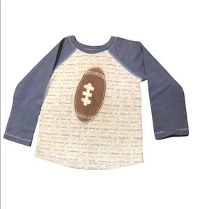 Mud Pie Sunday Funday Football Tee 2T-3T